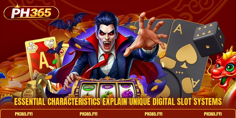 Essential characteristics explain unique digital slot systems