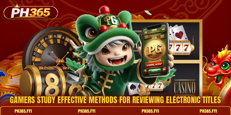Gamers study effective methods for reviewing electronic titles Gamers study effective methods for reviewing electronic titles