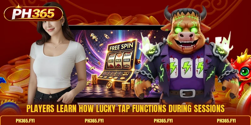 Players learn how Lucky Tap functions during sessions Players learn how Lucky Tap functions during sessions