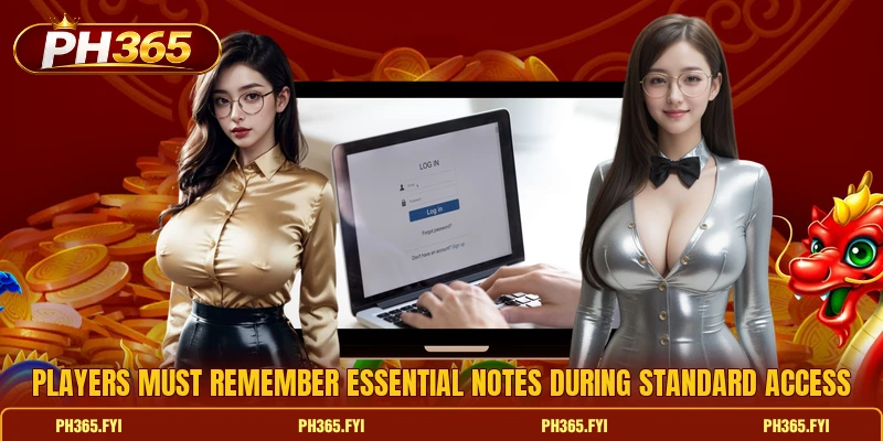Players must remember essential notes during standard access